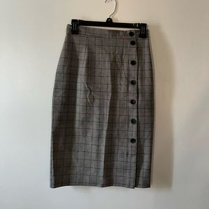 H&M Grey Pencil Skirt